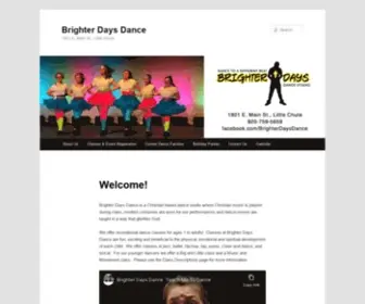 Brighterdaysdance.com(Brighter Days Dance) Screenshot