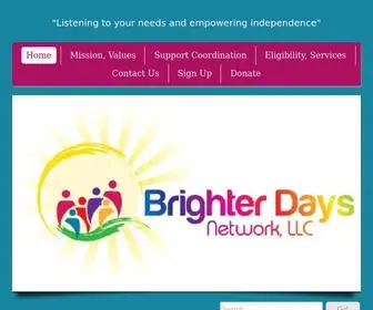 Brighterdaysnetwork.com(Brighter Days Network) Screenshot