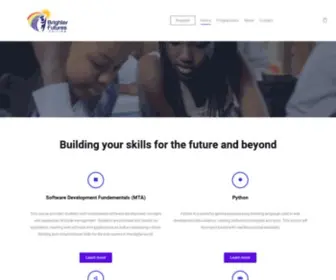 Brighterfuture.co.za(Brighter Futures) Screenshot