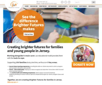 Brighterfutures.org.je(Brighter Futures) Screenshot