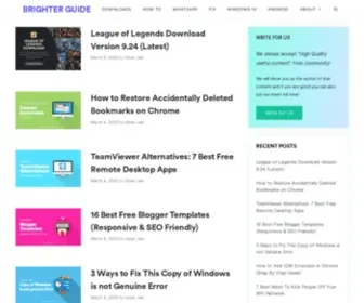 Brighterguide.com(Your Ultimate Guide to Diamonds & Jewelry Trends) Screenshot