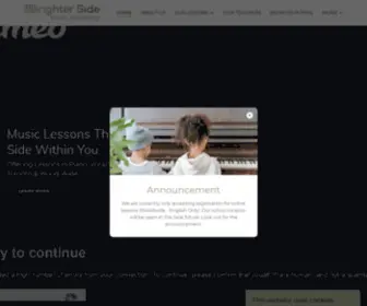 Brightersidemusic.com(Brighter Side Music Academy) Screenshot