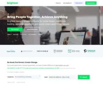 Brightest.io(Social Impact) Screenshot