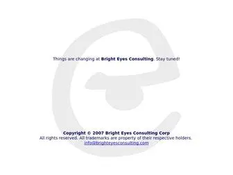 Brighteyesconsulting.com(Bright Eyes Consulting) Screenshot