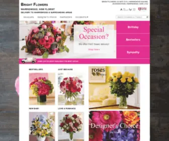 Brightflowersshop.com.au(Bright Flowers) Screenshot