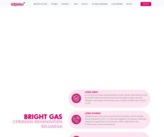 Brightgas.co.id(Bright Gas) Screenshot