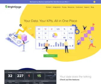 Brightgauge.co(Business Intelligence for IT Service Providers) Screenshot