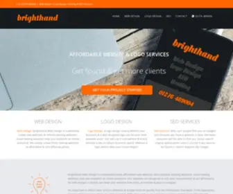 Brighthand.co.uk(Web Design in Camberley website designers in Camberley) Screenshot