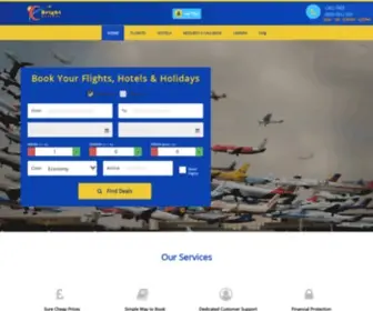 Brightholiday.co.uk(Cheap International Air tickets) Screenshot