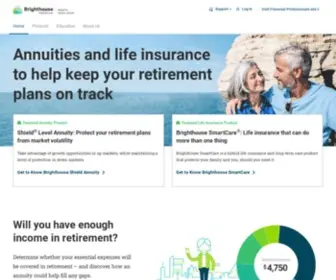 Brighthousefinancial.com(Annuity & Life Insurance Solutions) Screenshot
