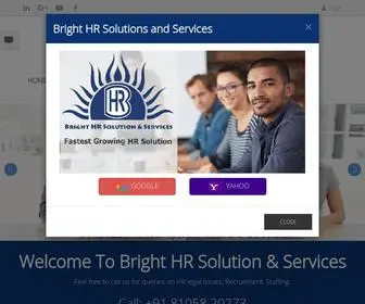 Brighthrsolutions.in(Bright HR Solution & Services) Screenshot