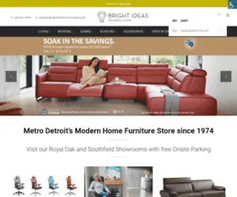 Brightideasfurniture.com(Modern Furniture Metro Detroit) Screenshot