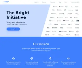 Brightinitiative.com(Come and learn about The Bright Initiative) Screenshot