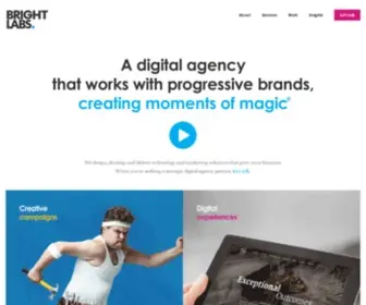 Brightlabs.com.au(We are a digital agency that Creates Moments of Magic ®) Screenshot