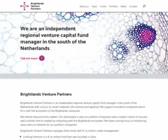 Brightlandsventurepartners.com(Brightlands Venture Partners) Screenshot