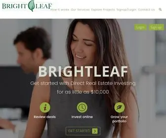 Brightleafproperties.com(Brightleaf Properties) Screenshot