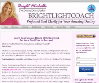 Brightlightcoach.com(Spiritual Coaching Purpose) Screenshot