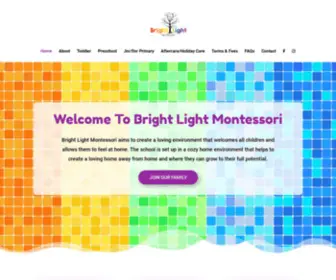 Brightlightmontessori.co.za(Bright Light Montessori) Screenshot