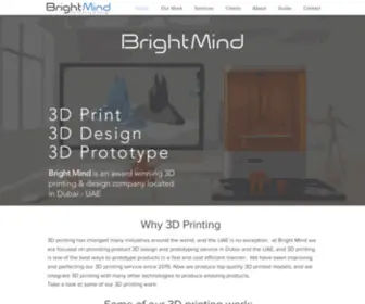 Brightmind3D.com(Bright Mind 3D Printing) Screenshot