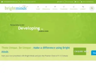 Brightmindsindia.co.in(Best Preschool Franchise in India) Screenshot