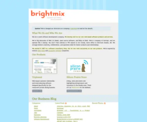 Brightmix.com(Software Development) Screenshot