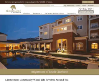 Brightmoreofsouthcharlotte.com(Retirement community in Charlotte NC) Screenshot