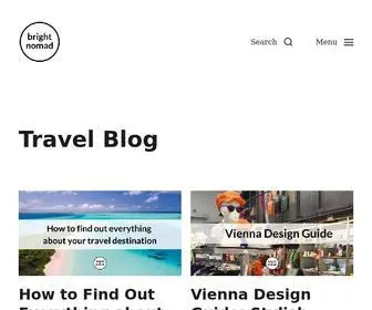 Brightnomad.net(Travel Blog) Screenshot