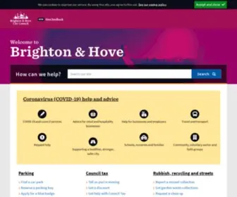 Brighton-Hove.gov.uk(Brighton & Hove City Council) Screenshot