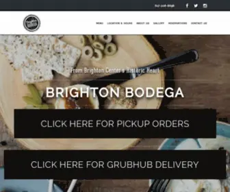 Brightonbodega.com(BRIGHTON BODEGA) Screenshot