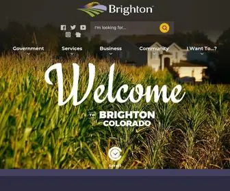 Brightonco.gov(Brighton Colorado) Screenshot