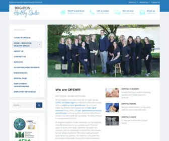 Brightonhealthysmiles.com(Brighton Healthy Smiles Dentistry) Screenshot