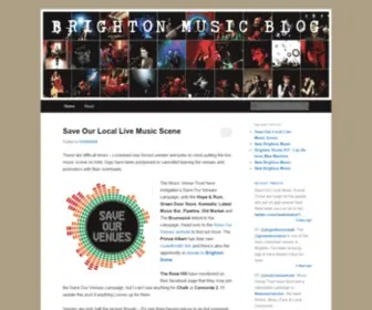 Brightonmusicblog.co.uk(Brighton Music Blog) Screenshot