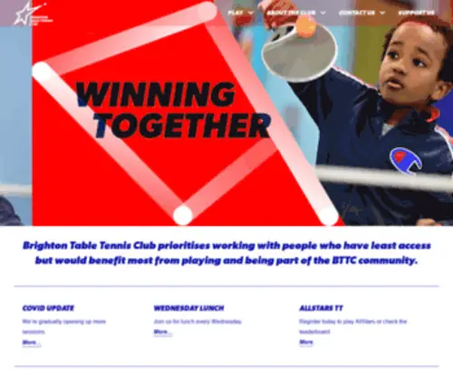 Brightontabletennisclub.com(Brighton table tennis club) Screenshot