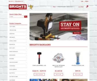 Brights.co.za(Brights Hardware) Screenshot