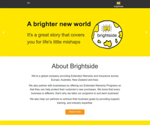 Brightsideco.ie(Brightside Global) Screenshot