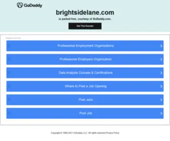 Brightsidelane.com(Create an Ecommerce Website and Sell Online) Screenshot