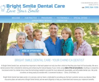 Brightsmilechino.com(Chino CA Dentist) Screenshot