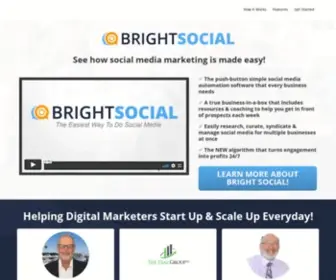 Brightsocial.com(Bright Social) Screenshot