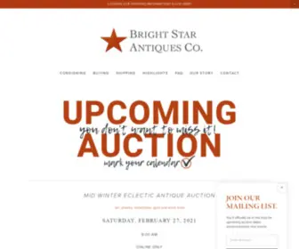 Brightstarantiques.com(Bright Star Antiques Co) Screenshot