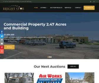 Brightstarauctions.com(Bright Star Realty and Auctions) Screenshot
