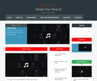 Brightstarmusical.com(Bright Start Musical) Screenshot
