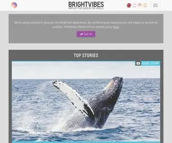 Brightvibes.com(Homepage) Screenshot