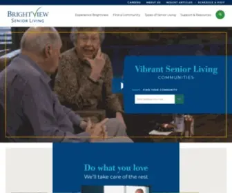 Brightviewseniorliving.com(Active Brightview Senior Living Communities) Screenshot
