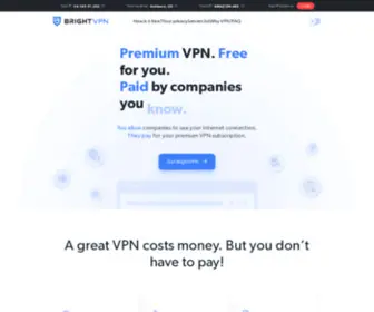 BrightVPN.com(Bright VPN) Screenshot
