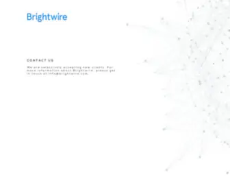 Brightwire.com(Brightwire publishes exclusive financial news for buy) Screenshot