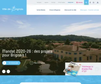 Brignais.com(Site officiel de la ville de Brignais) Screenshot