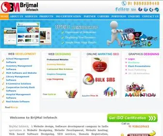 BrijMal.com(BrijMal Infotech) Screenshot