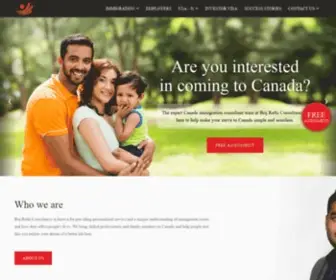 Brijrathi.com(Top rated Canada immigration consultant providing services such as) Screenshot