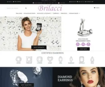 Brilacci.com(Build Your Own Engagement Rings & Fine Jewelry) Screenshot