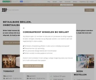 Brilart.be(Een brillenspeciaalzaak in Torhout (Brugge) en Heule (Kortrijk)) Screenshot